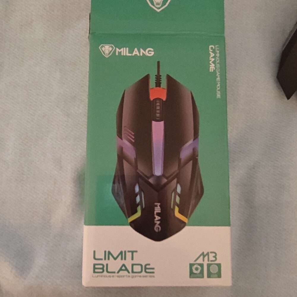 MILANG Limit Blade M3 Wired USB Optical Gaming Mouse 1000 DPI LED Black